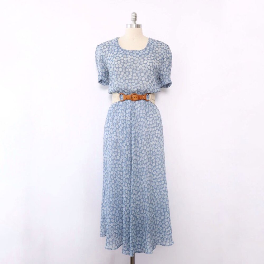 Vintage 90s Women’s Tea Dress - Large